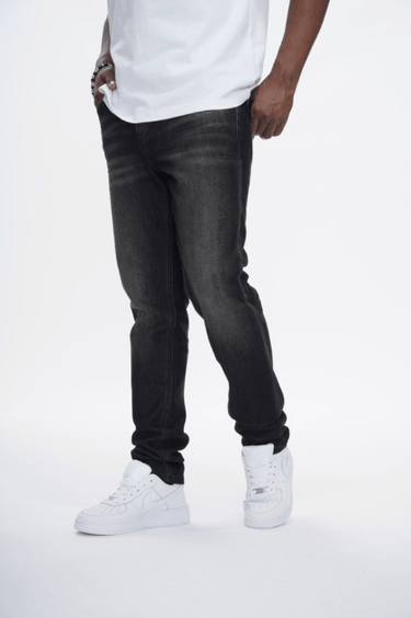 360 Black Wash Skinny Fit - ANOM DENIM