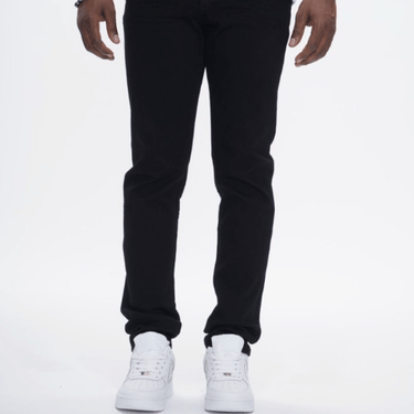 360 Jet Black Skinny Fit Jeans - ANOM DENIM