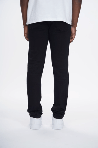 360 Jet Black Skinny Fit Jeans - ANOM DENIM