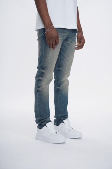 360 Mid Blue Wash Skinny Fit - ANOM DENIM