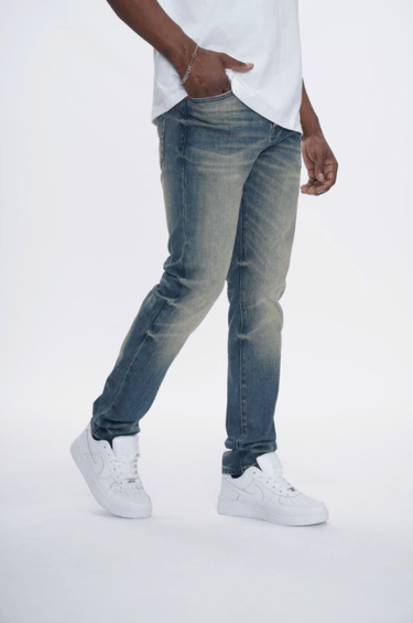 360 Mid Blue Wash Skinny Fit - ANOM DENIM