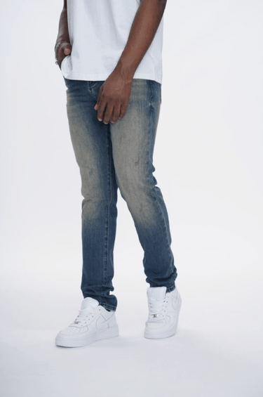 360 Vintage Dark Blue Skinny Fit - ANOM DENIM