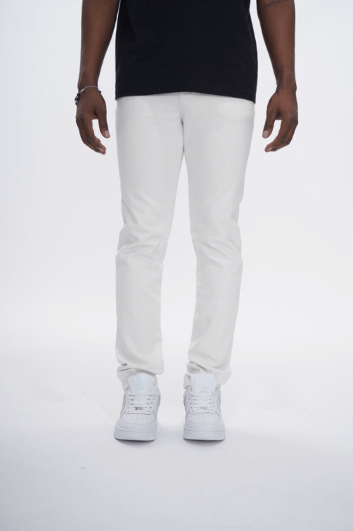 360 White Skinny Fit Jeans - ANOM DENIM