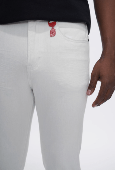 360 White Skinny Fit Jeans - ANOM DENIM