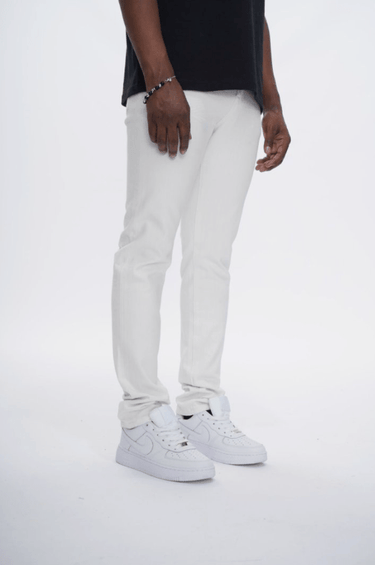 360 White Skinny Fit Jeans - ANOM DENIM