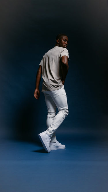 360 White Skinny Fit Jeans - ANOM DENIM