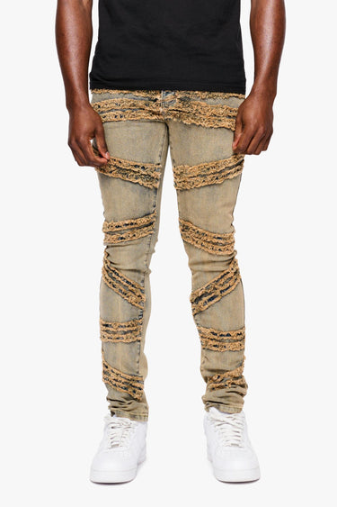 Zigzag Dirty Wash Skinny Fit