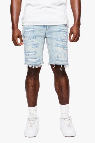 Fever Ice Blue Denim Shorts