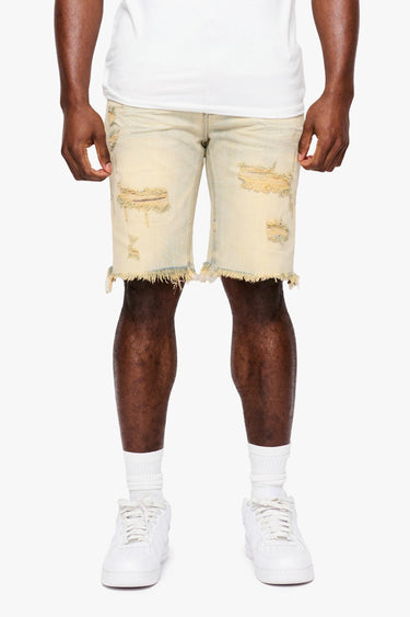 Lagoon Vintage Blue Denim Shorts