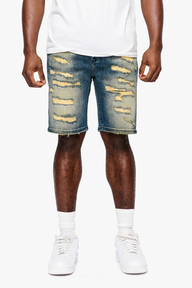 Obsidian Vintage Blue Denim Shorts