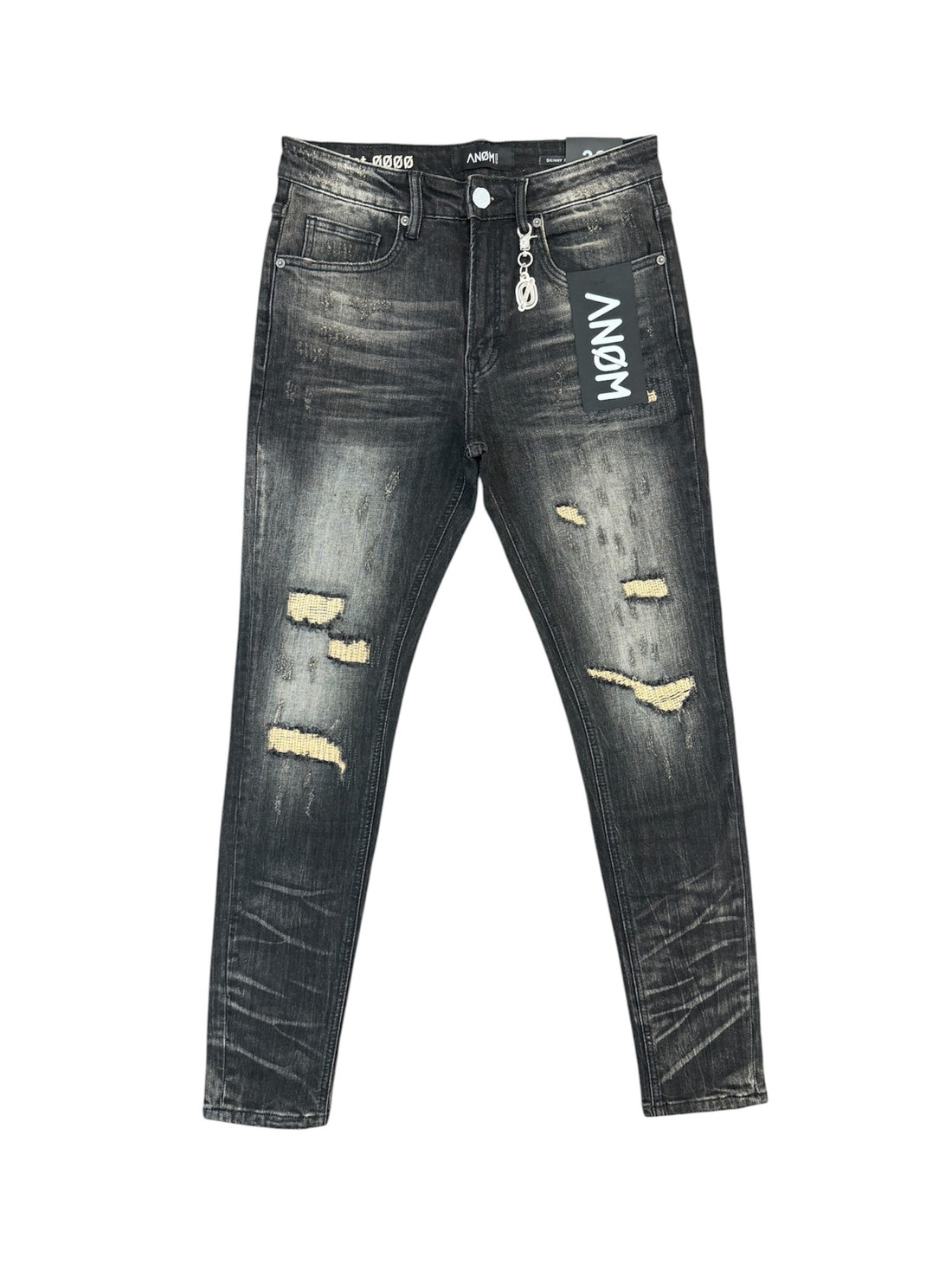 Formula Vintage Black Skinny Fit jeans — front view