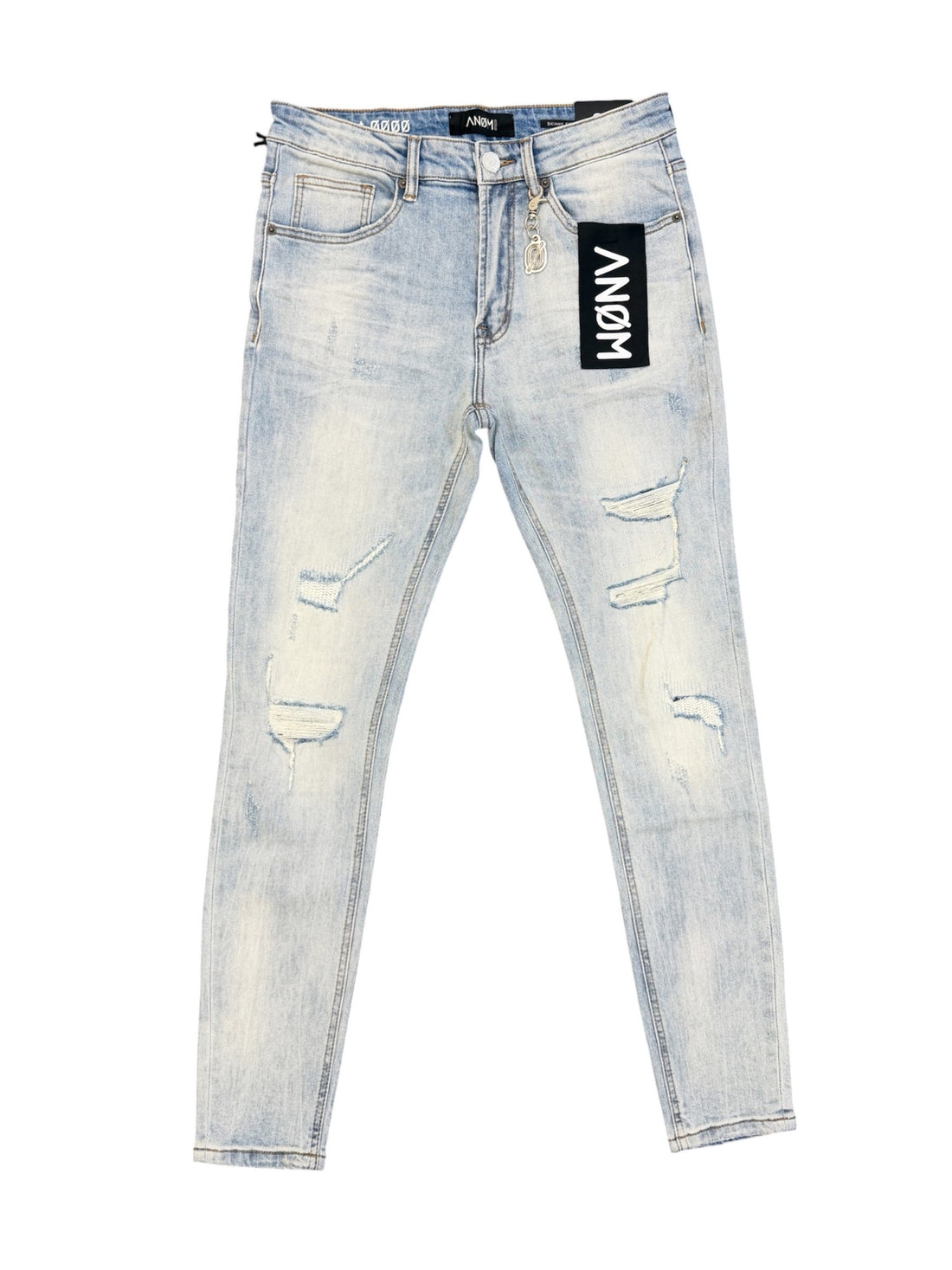 Subzero Ice Blue Skinny Fit jeans — front view