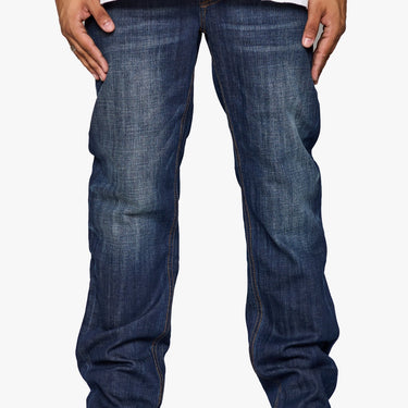 Abu Bilal Dark Blue Straight Leg - ANOM DENIM