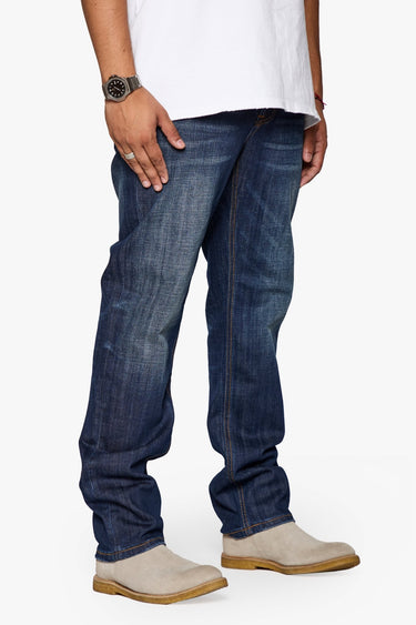 Abu Bilal Dark Blue Straight Leg - ANOM DENIM