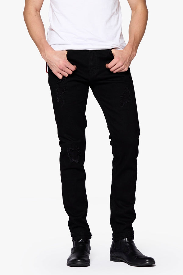 Alo Black Wash Slim Fit - ANOM DENIM