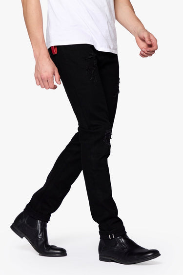 Alo Black Wash Slim Fit - ANOM DENIM