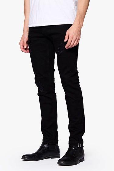 Alo Black Wash Slim Fit - ANOM DENIM