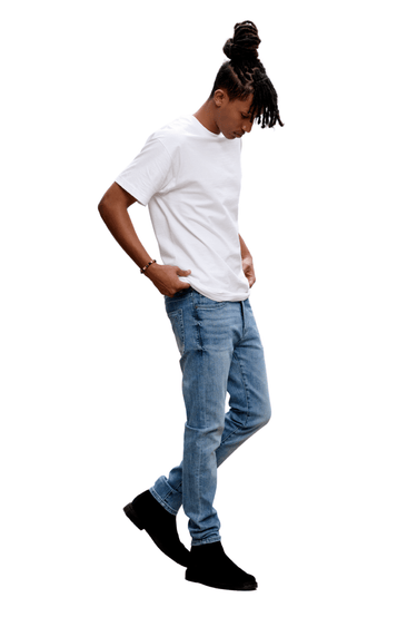 Alpha Light Blue Skinny Fit - ANOM DENIM