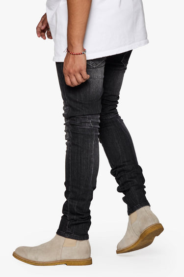 Assassin Black Wash Skinny Fit - ANOM DENIM