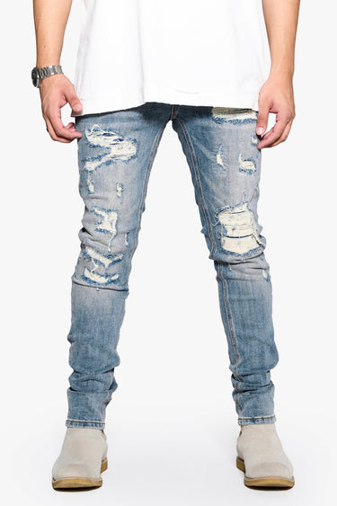 Atlantis Vintage Blue Skinny Fit - ANOM DENIM