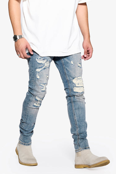 Atlantis Vintage Blue Skinny Fit - ANOM DENIM