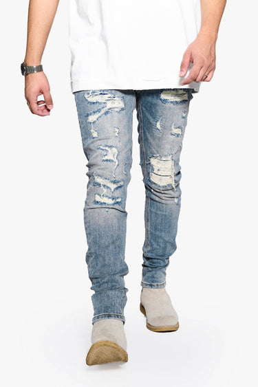 Atlantis Vintage Blue Skinny Fit - ANOM DENIM