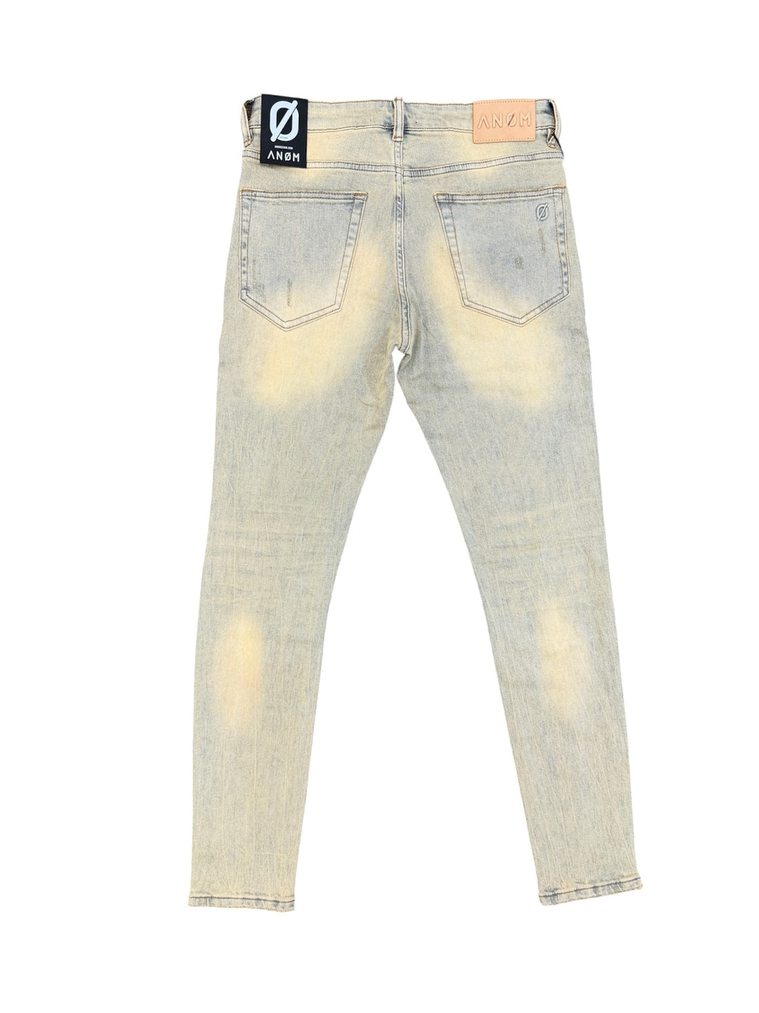 Palms Light Vintage Blue Skinny Fit jeans — back view
