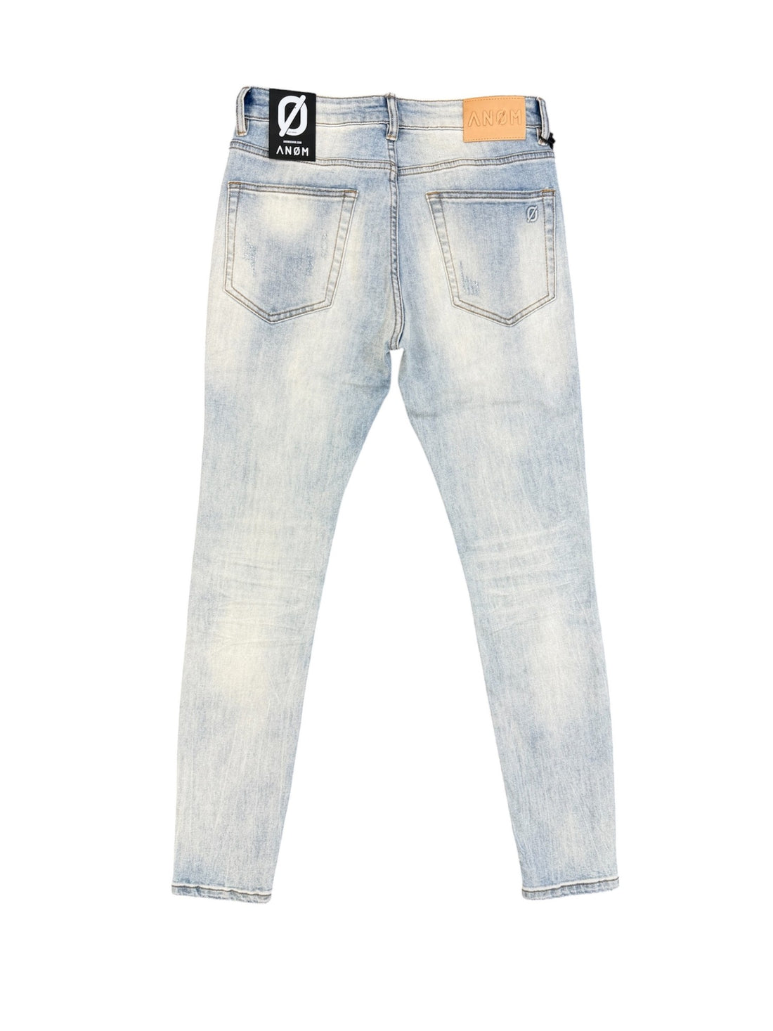 Subzero Ice Blue Skinny Fit jeans — back view