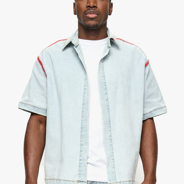 Cobra Blue Wash Reversible Denim Sleeve - ANOM DENIM