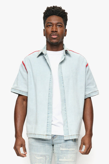 Cobra Blue Wash Reversible Denim Sleeve - ANOM DENIM