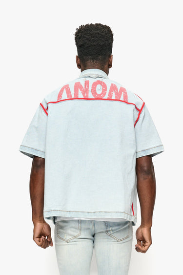 Cobra Blue Wash Reversible Denim Sleeve - ANOM DENIM