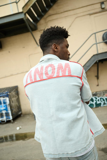 Cobra Blue Wash Reversible Denim Sleeve - ANOM DENIM