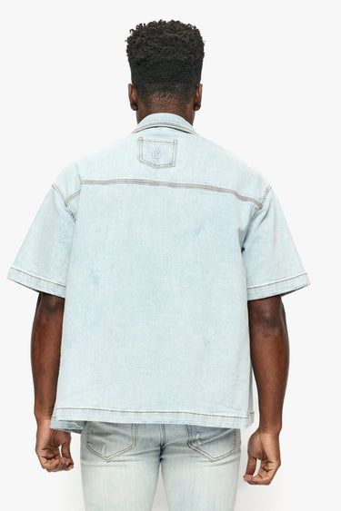 Cobra Blue Wash Reversible Denim Sleeve - ANOM DENIM