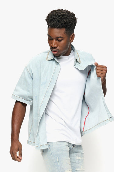 Cobra Blue Wash Reversible Denim Sleeve - ANOM DENIM