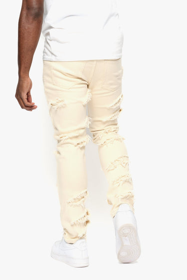 Dynasty Cream Skinny Fit - ANOM DENIM