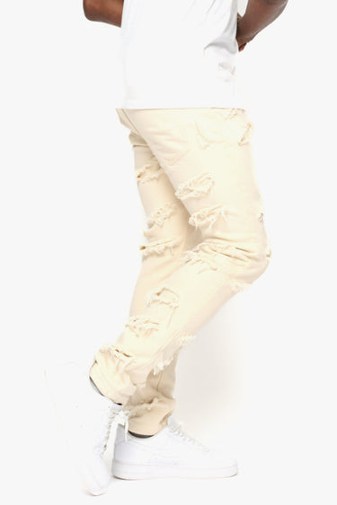 Dynasty Cream Skinny Fit - ANOM DENIM