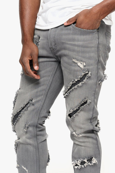 Dynasty Grey Skinny Fit - ANOM DENIM
