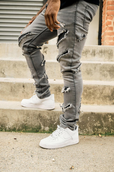Dynasty Grey Skinny Fit - ANOM DENIM