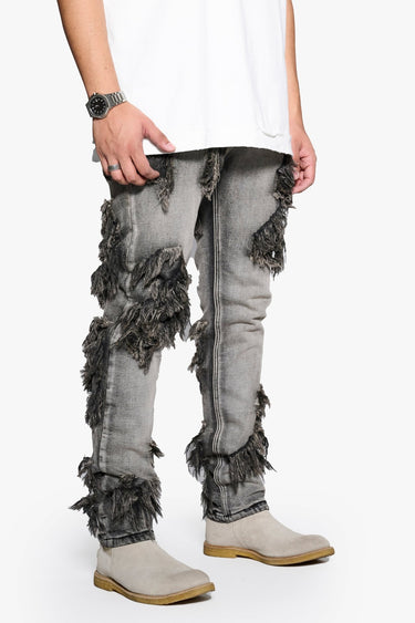 Eclipse Gray Wash Slim Fit - ANOM DENIM