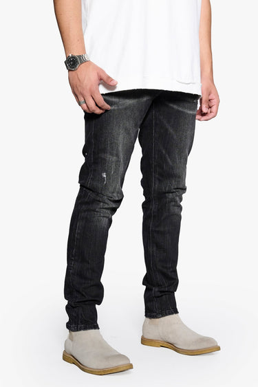 Frost Black Wash Skinny Fit - ANOM DENIM