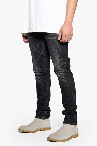 Frost Black Wash Skinny Fit - ANOM DENIM