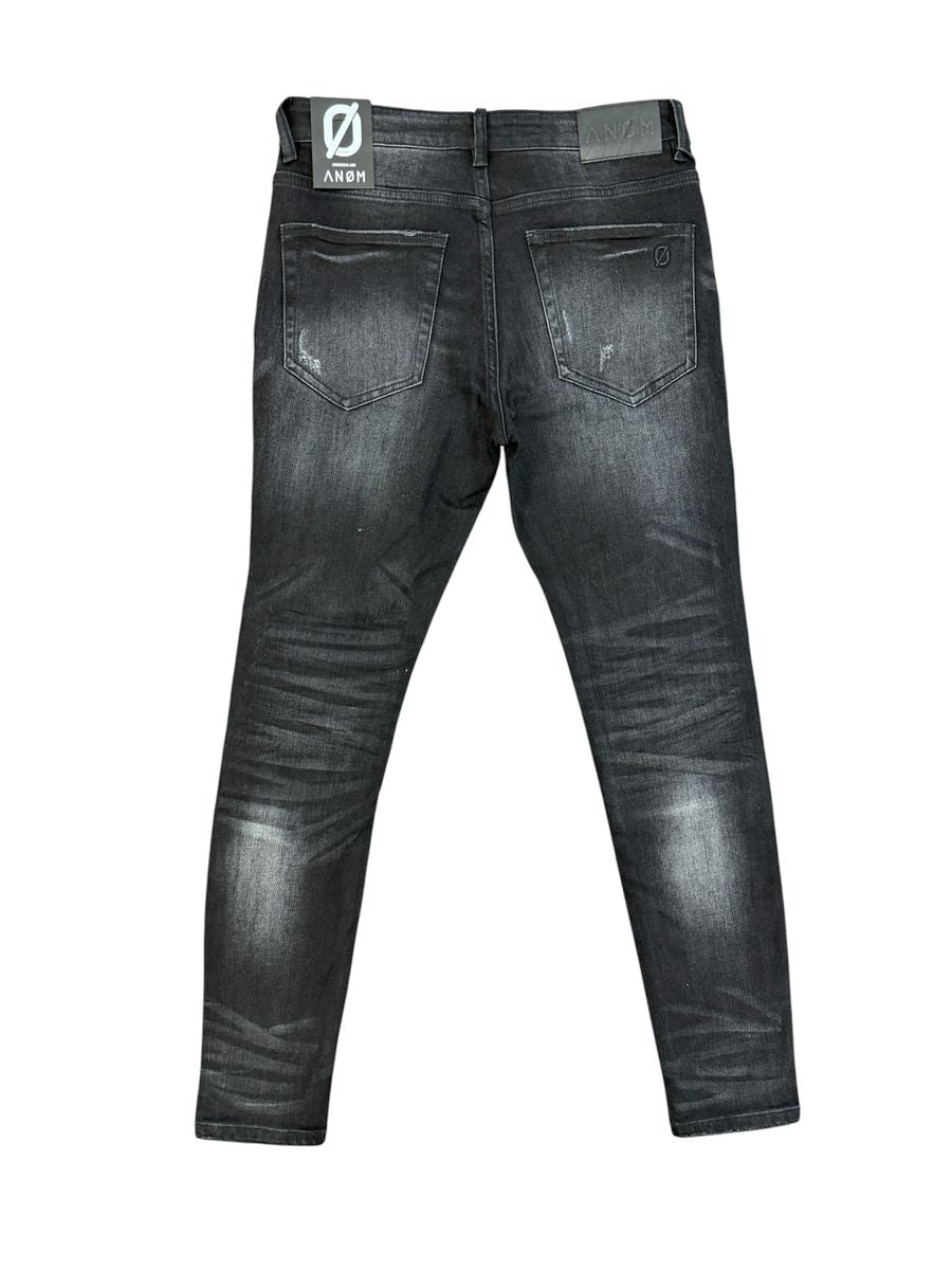 Granite Black Wash Skinny Fit - ANOM DENIM