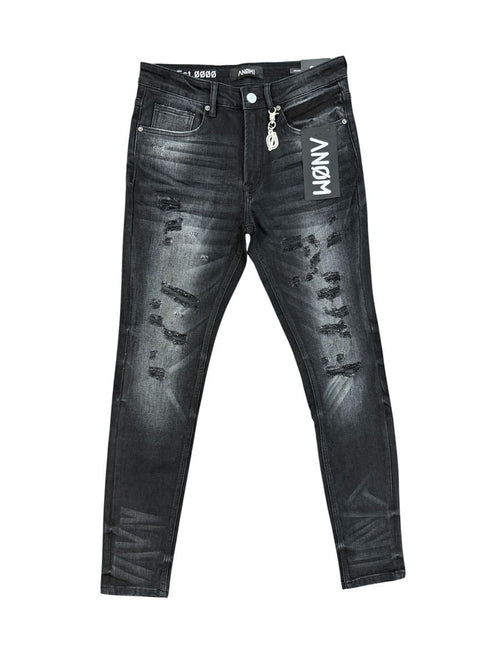 Granite Black Wash Skinny Fit