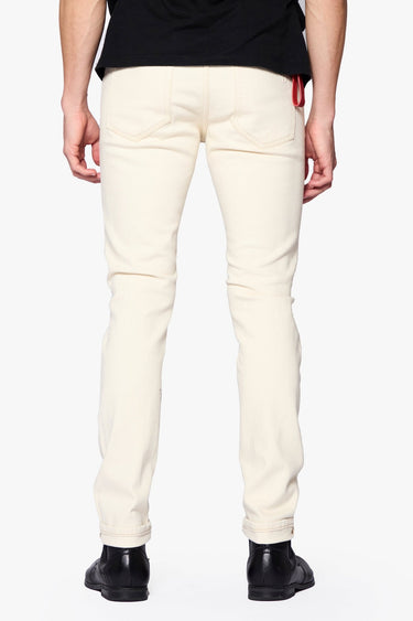 Hate Me Cream Slim Fit - ANOM DENIM