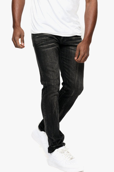 Heritage Black Wash Skinny Fit - ANOM DENIM
