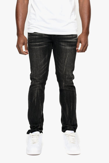 Heritage Black Wash Skinny Fit - ANOM DENIM