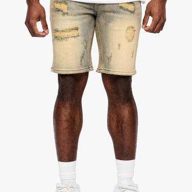 Horizon Vintage Blue Denim Shorts - ANOM DENIM