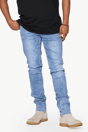 Ice Berg Blue Athletic Fit - ANOM DENIM