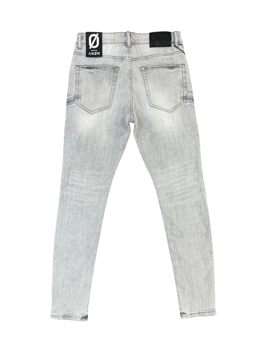 Kelvin Snow Gray Skinny Fit - ANOM DENIM