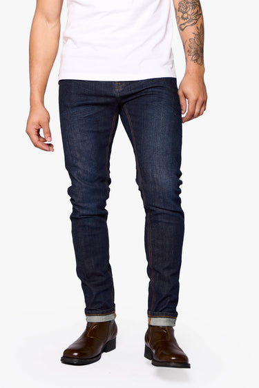 Love And Hate Blue Slim Fit - ANOM DENIM